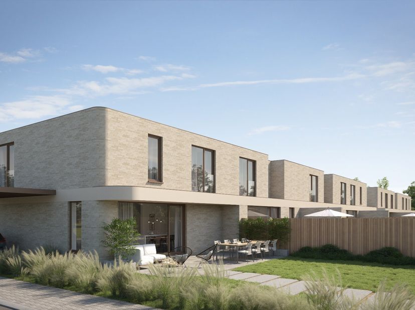 Langs de Hovaerestraat (lot 39) in Koekelare realiseren ze deze moderne, tijdloze woning. Je woont er op een boogscheut van het centrum, op wandelafst