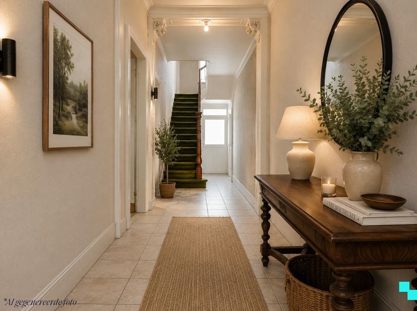 Deze charmante woning beschikt over tal van karakteristieke elementen. De woning dient gerenoveerd te worden maar kan mits renovatie een echt pareltje