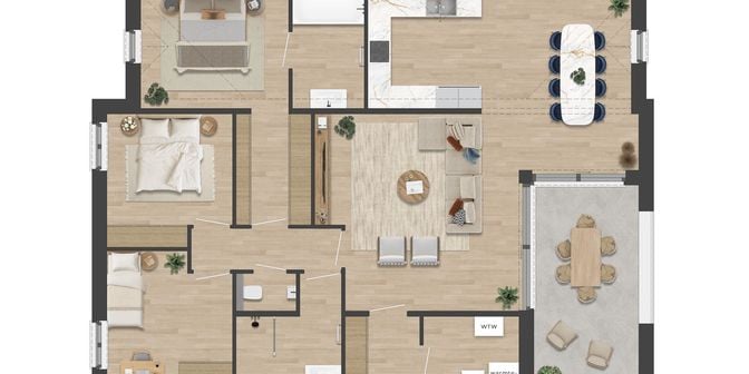 Appartement te koop in Hofstraat 16 bus 102, 2400 Mol