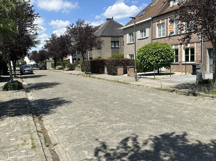 TE KOOP TE GENTBRUGGE : Zeer goede ligging: rustig ( doodlopende straat ) en residentieel, vlakbij Gentbrugse Meersen, winkels, openbaar vervoer en E1