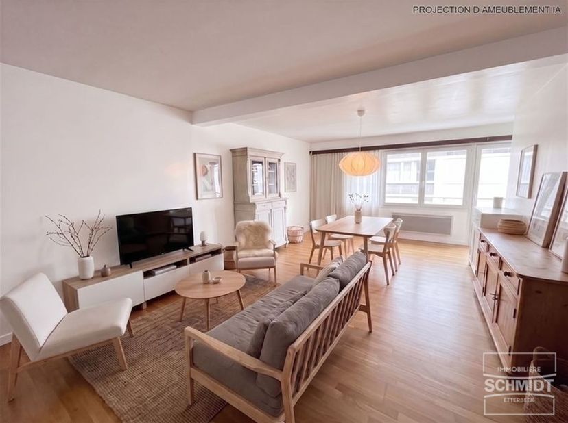 IMMOSCHMIDT (Ref. 29811) - NIVELLES - HUURCONTRACT MOET WORDEN NAGELEEFD: Zeer mooi appartement van 105 m². Het bestaat uit een inkomhal, een woonkame