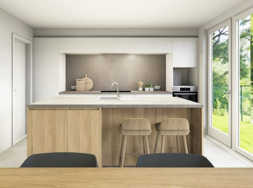 Halfopen woning op een nieuwe kindvriendelijke verkaveling. Ideale ligging in de volledige rust . De woning bestaat uit ruime living, keuken met AEG-t