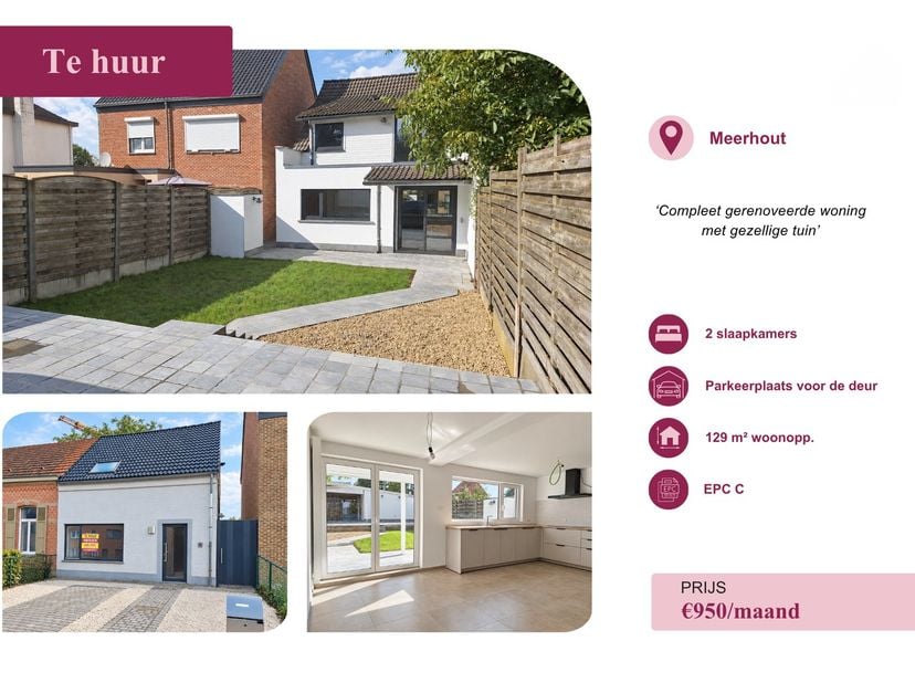 Maison à louer à Bevrijdingslaan 267,
                    2450 Meerhout
