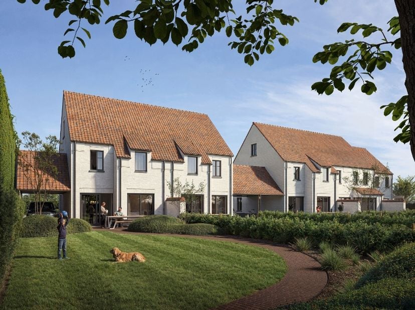 LAATSTE 2 WONINGEN TE KOOP !!<br />
Landelijk wonen nabij de Leie : In Lindenhof woon je in een rustige, landelijke buurt met uitzicht op weides.<br /