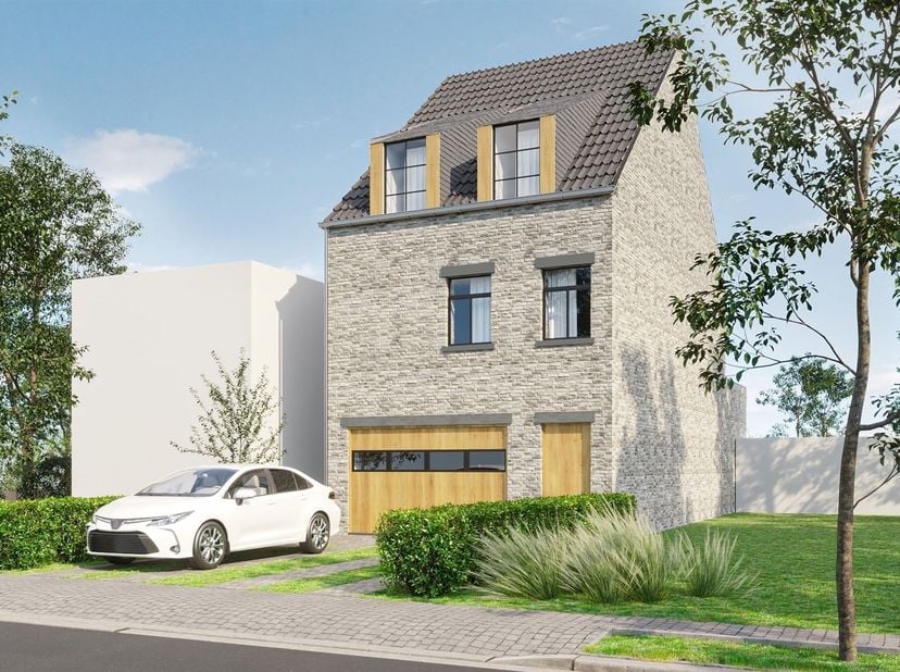 Prachtige duplex-nieuwbouw (2025) met vrije keuze in de afwerking (vloer, keuken, badkamer). Het appartement omvat een ruime inkomhal – perfect uitger