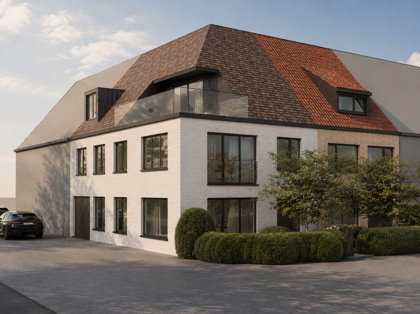 À la lisière du Zoute, à proximité de l’écrin de verdure du Graaf Jansdijk et du charme authentique du vieux Knokke, se situe cette maison d’angle ple