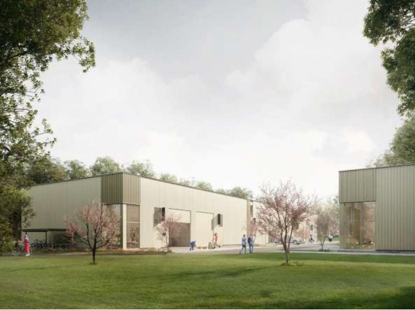 Ontdek deze nieuwbouw KMO-unit van 209m² in Bedrijvenpark Hoge Molen te Molenstede. Deze duurzame casco-unit combineert een hoogwaardige afwerking met