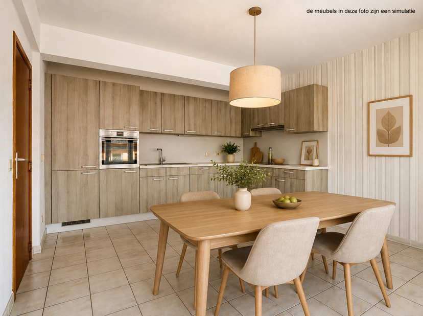 Zeer goed onderhouden en energiezuinig (EPC B) tweeslaapkamerappartement in het hart van Lubbeek. Dankzij de centrale ligging bevinden apotheek, super