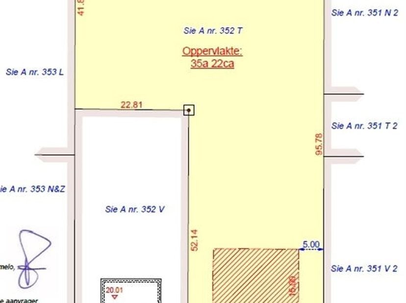 Terrain à vendre
                    à 3120 Tremelo