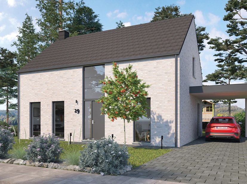 L’Immobilière Borremans vous propose à la vente cette superbe villa basse énergie à construire à Limont sur une parcelle de +- 1750m². Possibilité d'a