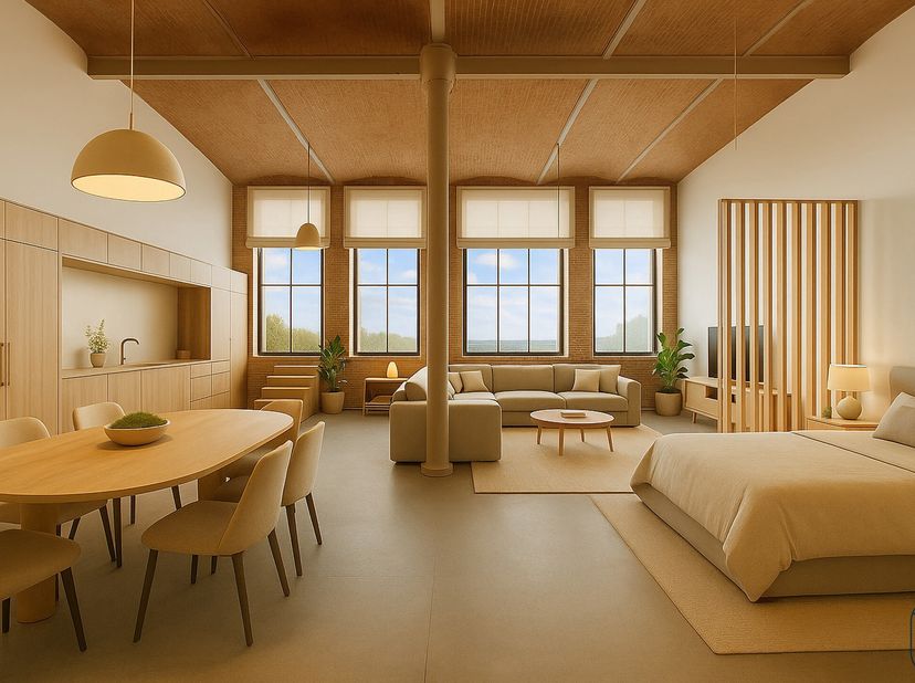 TOPPER! GOEDGELEGEN, LICHTRIJKE, TOFFE LOFT gelegen te KORTRIJK, in de nabijheid van scholen, winkels en openbaar vervoer! Gelegen op het 2de verdiep