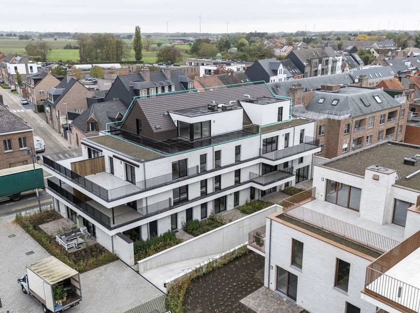 Stijlvol nieuwbouwproject het Bloemenhof gelegen in het centrum van Hoogstraten!<br />
Het nieuwbouwproject bestaat uit 33 appartementen, 5 woningen,
