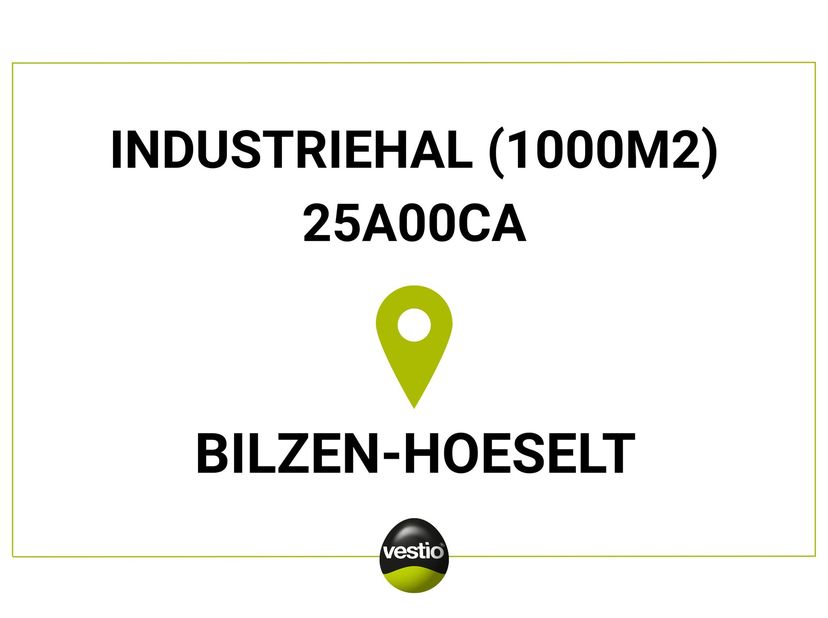 Industriehal van 1000m2 op een perceel van 25a te Bilzen-Hoeselt. Zeer centraal gelegen.&amp;nbsp;<br />
<br />
Voor meer info neem contact op met michiel