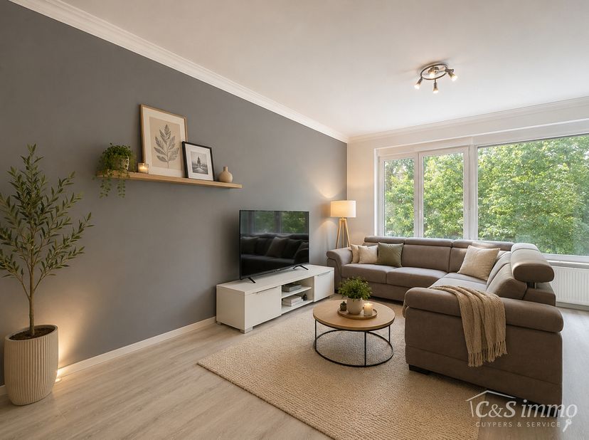 Op een centrale maar rustige ligging aan de Rietschoorvelden bevindt zich dit lichtrijke appartement op de eerste verdieping van een kleinschalig gebo