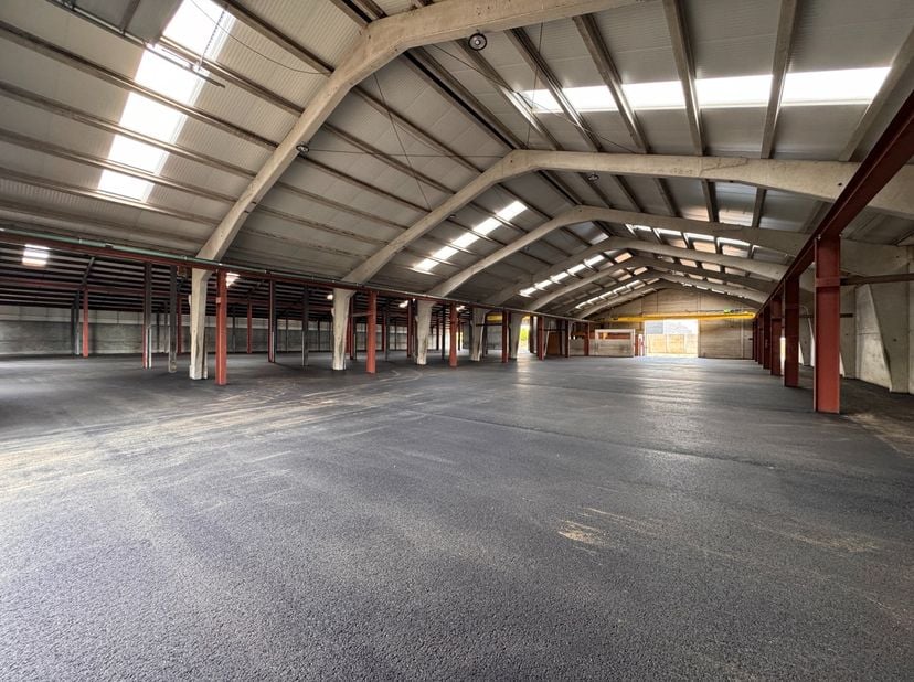 Op een vlot bereikbare bedrijvenzone langs de Industrieweg in Zwevezele ligt deze ruime en functionele magazijnruimte van +/- 935 m². De locatie genie