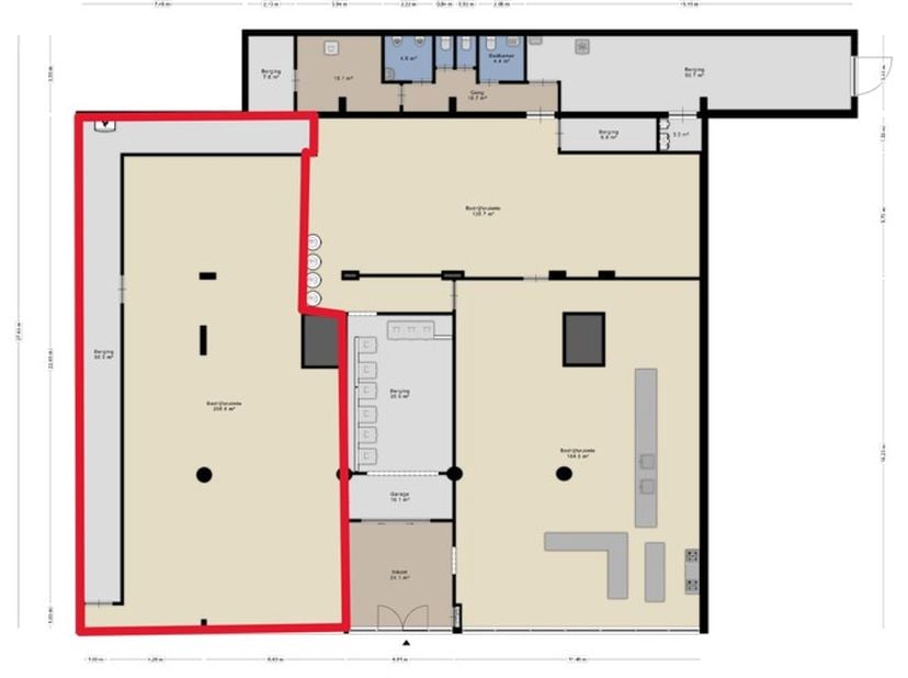 Goed gelegen handelspand op de Searena site - commercieel gelegen aan de Nieuwpoortsesteenweg en de Northlaan - gunstig gelegen op dezelfde site als D