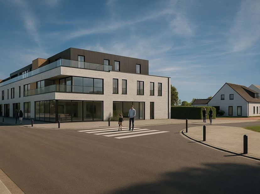 Droom je van een stijlvolle, energiezuinige woonst op een toplocatie? Ontdek  't Vrije, een gloednieuw woonproject in het centrum van Moorsele, waar c