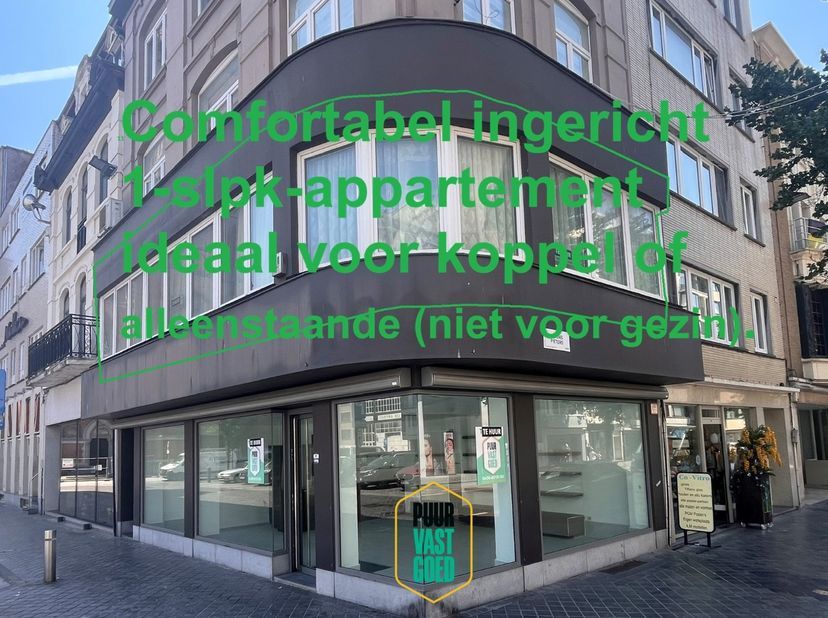 ENKEL VIA E-MAIL of reageren op de advertentie, niet bellen AUB!!!!<br />
Dit appartement op eerste verdieping  telt 1 slaapkamer, dus NIET voor met k