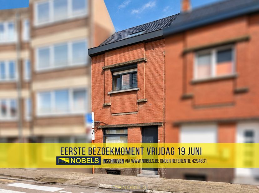 1ste bezoekdag vrijdag 19 juni! Inschrijven kan via www.nobels.be onder referentienummer 4294631.<br />
<br />
KNUSSE EN GERENOVEERDE GEZINSWONING, ge