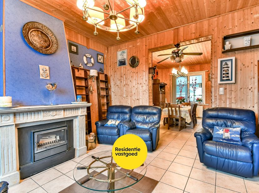Deze bijzonder ruime woning bevindt zich in een rustige straat vlak bij het centrum van Westende-Bad en op wandelafstand van strand en zee. De verzorg
