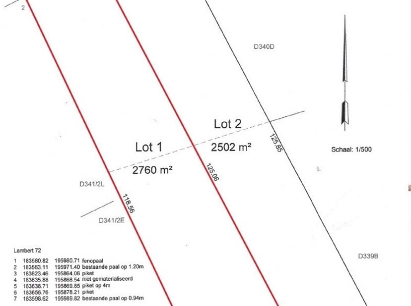 Prachtige bouwgrond van 2760m² <br />
<br />
Deze bouwgrond met een royale oppervlakte van maar liefst 2760 m² (cfr. opmetingsplan) biedt u de perfe