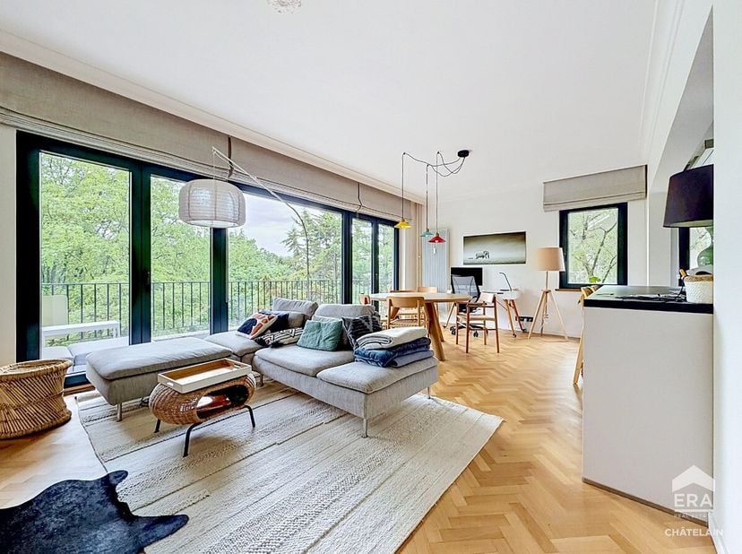 [[ CE BIEN PARTICIPE À LA JOURNÉE MAISONS OUVERTES ERA LE 13/6 DE 9:30 À 10:30 ]] Appartement 2 chambres + 2 terrasses + garage/box  UccleERA Châtelai