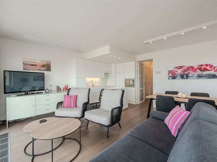 Instapklaar hoekappartement met 2 slaapkamers en frontaal zeezicht te koop in Residentie Fashion!<br />
<br />
Op de derde verdieping van Residentie F