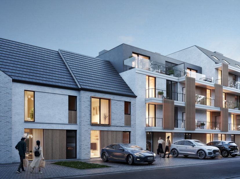 Sterke troeven van deze 3 klassevolle nieuwbouwwoningen :<br />
<br />
Topligging: vlakbij station, winkels en het groene De Gavers<br />
Hedendaagse
