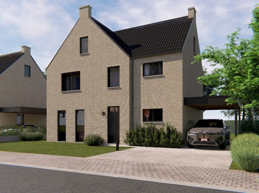 Deze vrijstaande nieuwbouwwoning is gelegen op een perceel van 6are op een rustige locatie nabij het kanaal de Zuid-Willemsvaart. De woning beschikt o
