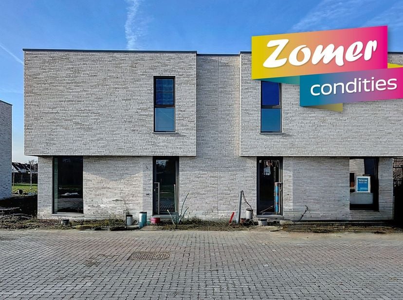 Stap binnen in jouw toekomstig huis, een oase van rust in een groene omgeving. Deze prachtige duurzame en energiezuinige A+ halfopen woning bestaat ui