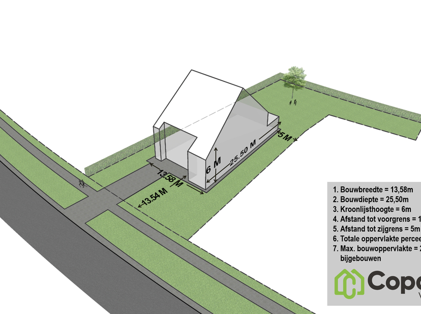 Interesse? Neem contact op met jeff.peeters@copandi.be of via +32 492 577 317.<br />
Plan uw bezoek in om de bouwvoorschriften en de plannen uitvoerig