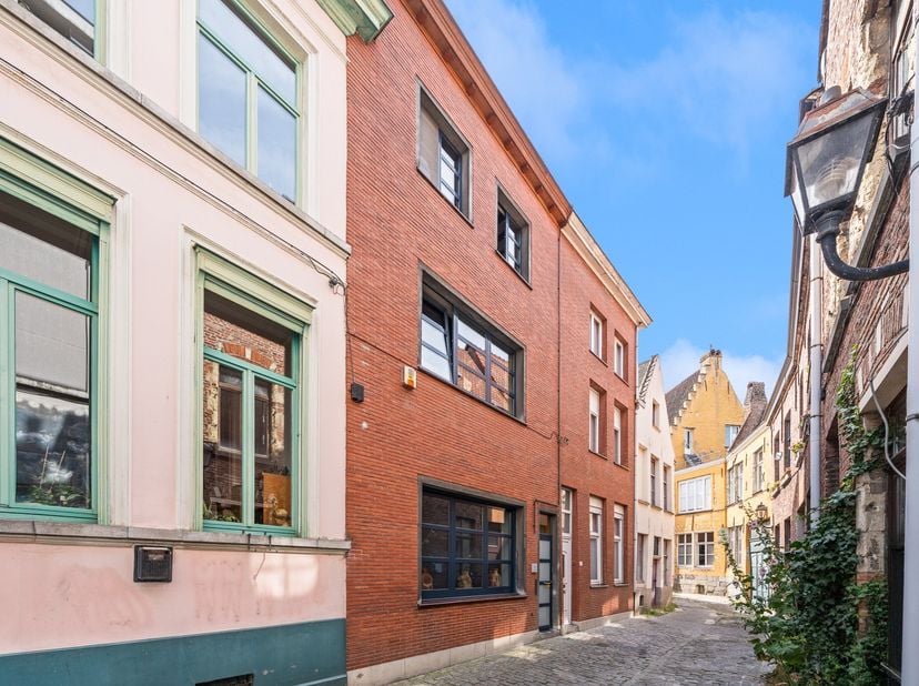 Unieke stadswoning met terras en panoramisch zicht op het Gravensteen<br />
<br />
Deze karaktervolle stadswoning is gelegen in de rustige Zeugsteeg,