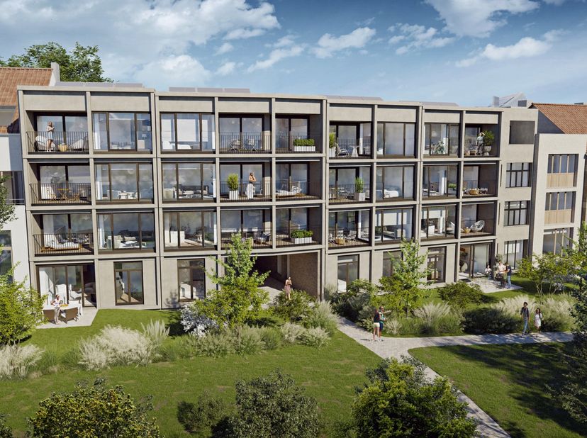 ELSENE - In de zeer gewilde Begraafplaats van Elsene wijk (VUB, ULB, CHIREC, talrijke winkels en restaurants, trein/tram/bus), prachtig NIEUW PENTHOUS