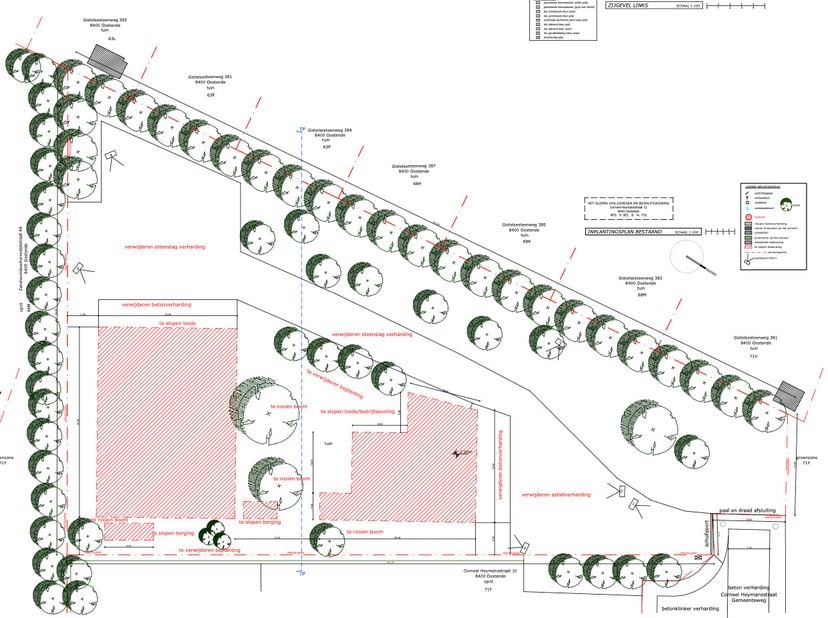 Terrain à bâtir (6 649,47 m²) en zone d'activité avec permis de construire.<br />
<br />
Le bâtiment commercial actuel pour lequel un permis de démoli