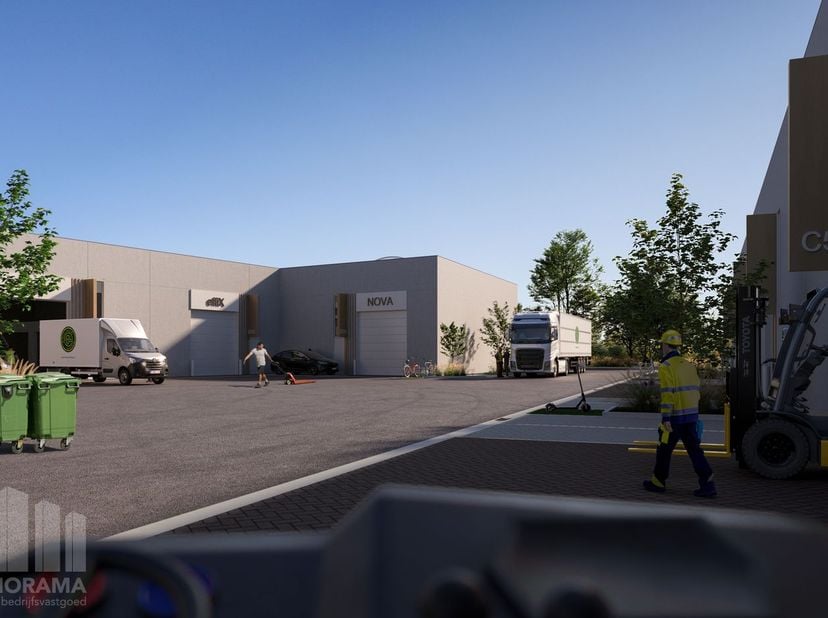 Unité PME neuve de 432&amp;nbsp;m² avec mezzanine de&amp;nbsp;142 m² à louer<br />
Excellente situation le long de la fréquentée Mechelsesteenweg (N26), avec