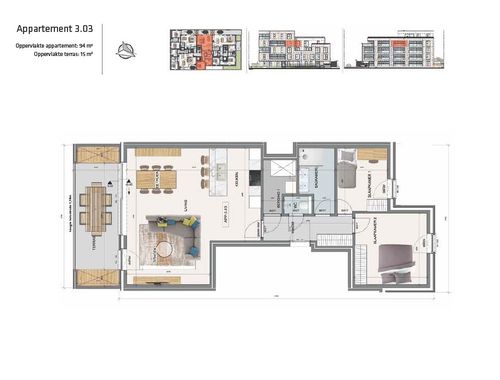                                         Appartement à vendre à Wondelgem, € 403.100

