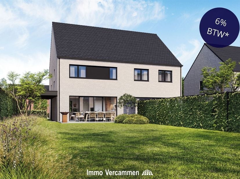 Dans le projet Pirouet, vous vivez dans un espace spacieux, lumineux et tourné vers l'avenir. Les six maisons familiales jumelées sont conçues pour ce