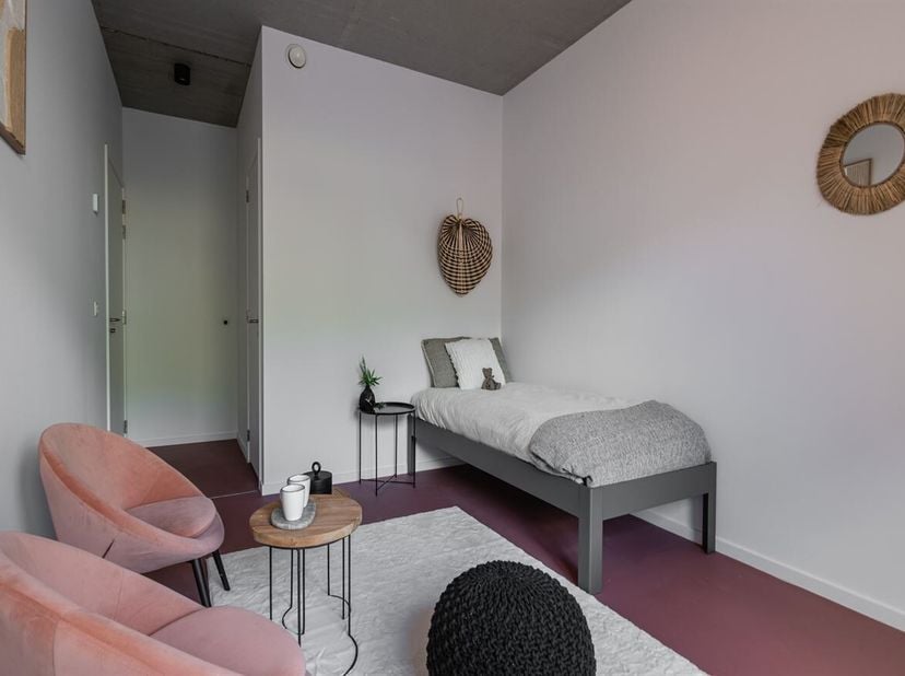 CHAMBRE D'ÉTUDIANT MEUBLÉE + FITNESS &amp; JARDIN COMMUN À ANVERS<br />
La Résidence John Martin est située dans la Tulpstraat/Klamperstraat à 2060 Anvers