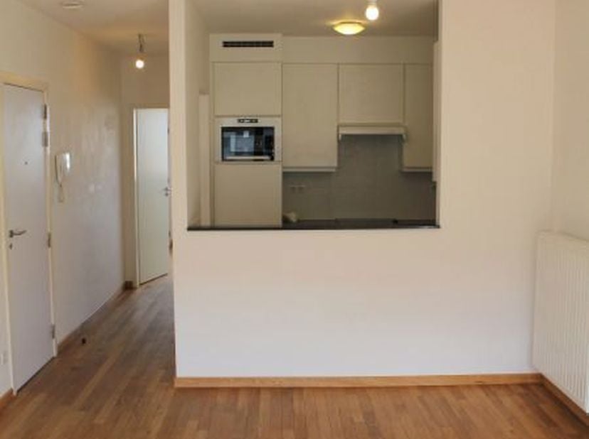 Licht appartement van 55 m² op de 8e verdieping van het gebouw, gebouwd in 2008, biedt de bewoners alle comfort en woongemak. Het bestaat uit: woonkam