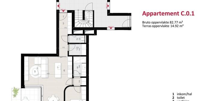 Appartement à vendre à Bert Leysenlaan 21, 2490 Balen