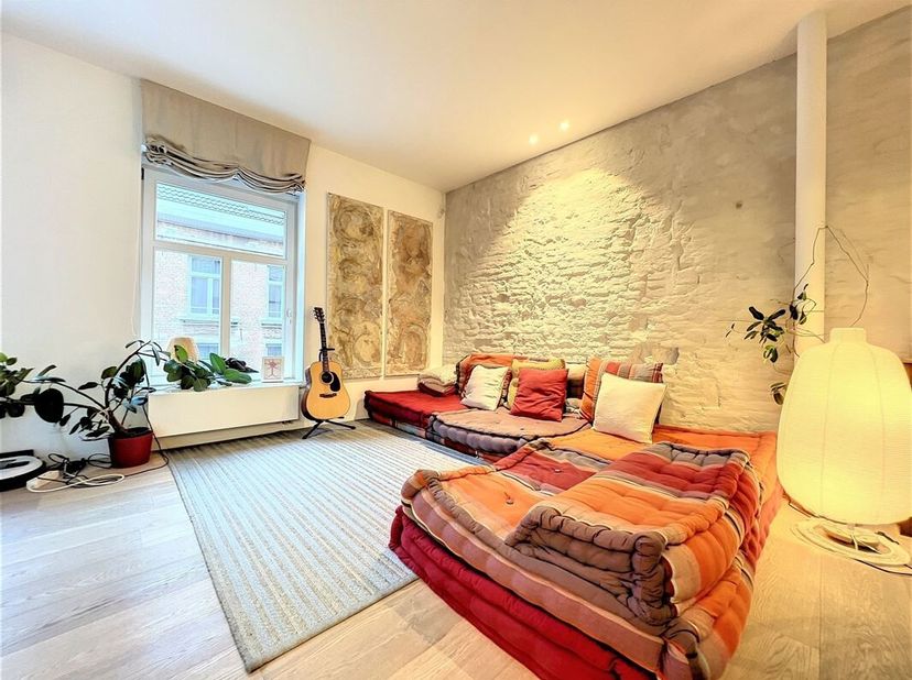 Quartier Sainte-Catherine - Dans une petite copropriété entièrement reconstruite en 2016, bel appartement style loft de +/- 75m² composé comme suit :B