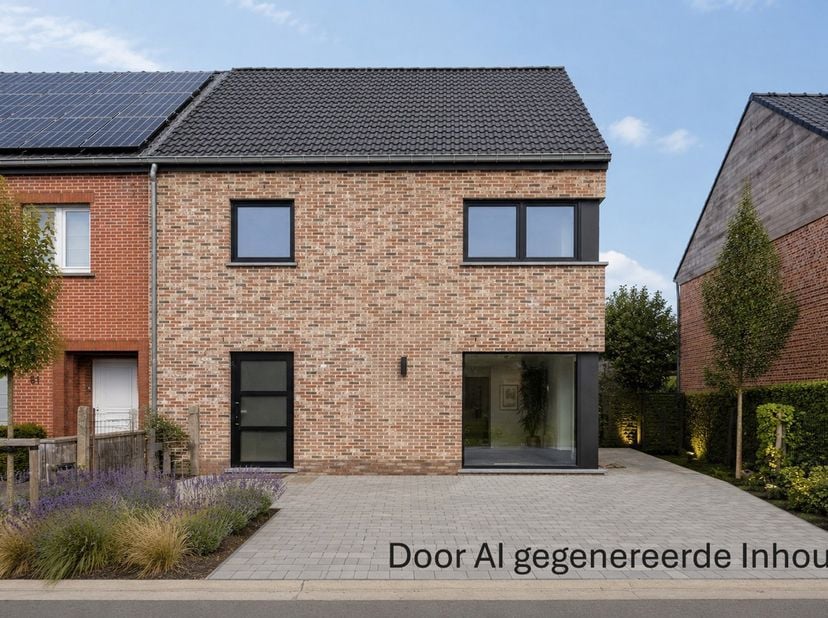 In een rustige, groene omgeving in Averbode vind je deze energiezuinige halfopen nieuwbouwwoning, momenteel ca. 80% afgewerkt. Ideaal voor wie nog eig