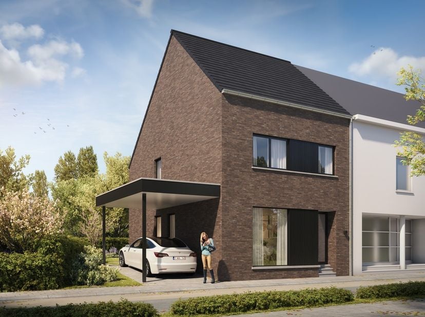 Hectaar réalise des logements neufs lumineux, économes en énergie et aménagés de manière pratique dans le cadre d’un projet à petite échelle à Merchte