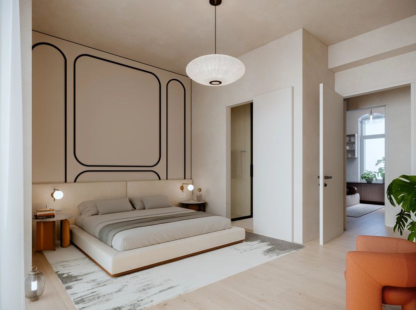 Victoire Junot presenteert dit prachtige appartement met 2 slaapkamers in het project Heritage Janson, op een steenworp van het Châtelainplein en de L
