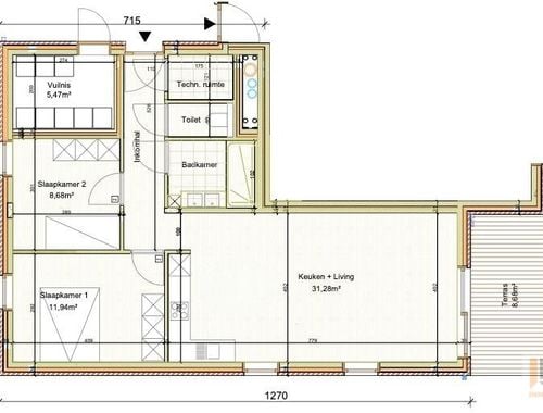                                         Appartement à vendre à Renaix, € 232.000
