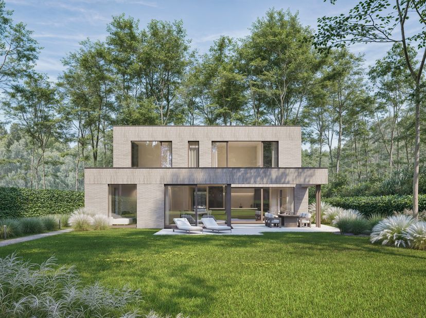 WERKEN GESTART! Exclusieve nieuwbouw villa van +/- 315m² bewoonbare oppervlakte gelegen op een perceel van +/- 1.988 m² met een zuidwest oriëntatie. E