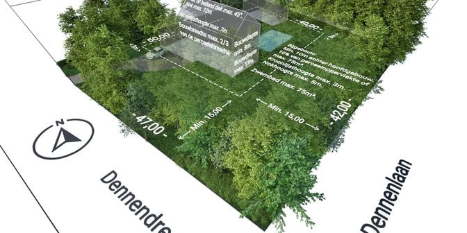 Grond te koop in Dennendreef 3, 2243 Pulle