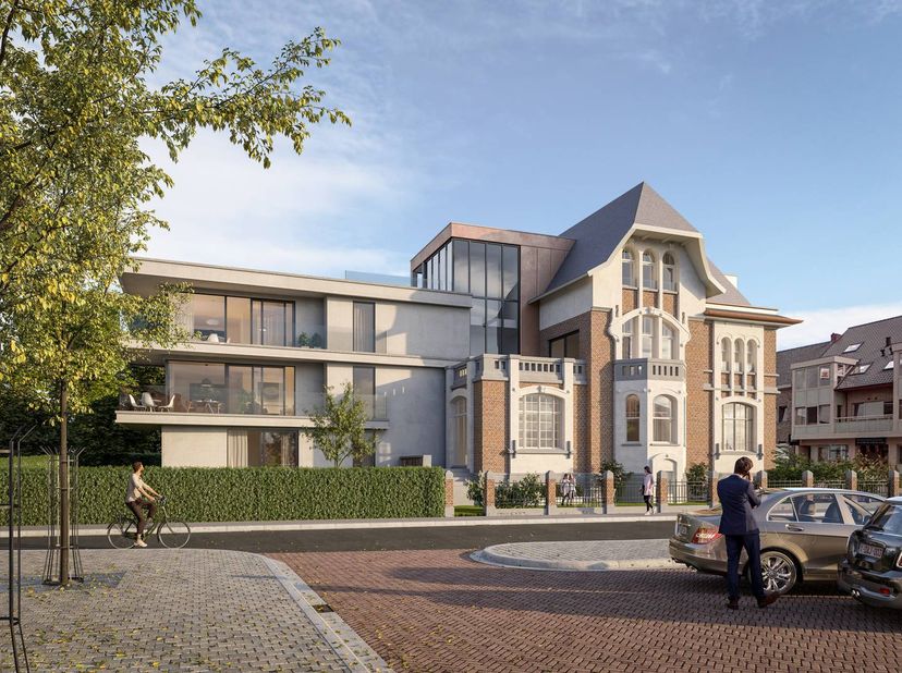 Nieuw en zeer kwalitatief appartement op het tweede verdiep te koop in residentie Arnoldus in Beselare met prachtige leefruimte, mooi terras en 2 slaa