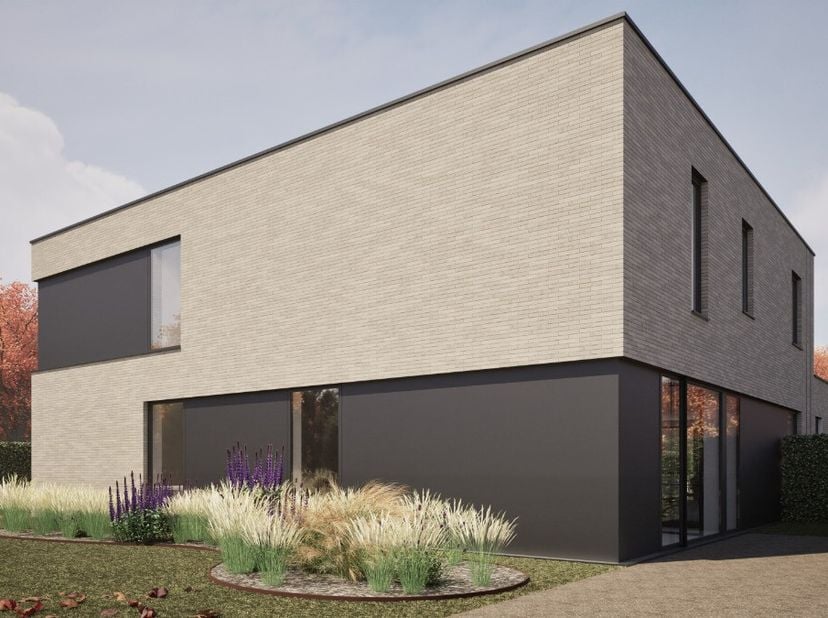 À vendre : maison mitoyenne moderne située Bekerveldweg à Zonhoven, dans un environnement verdoyant et résidentiel, proche des écoles, des transports