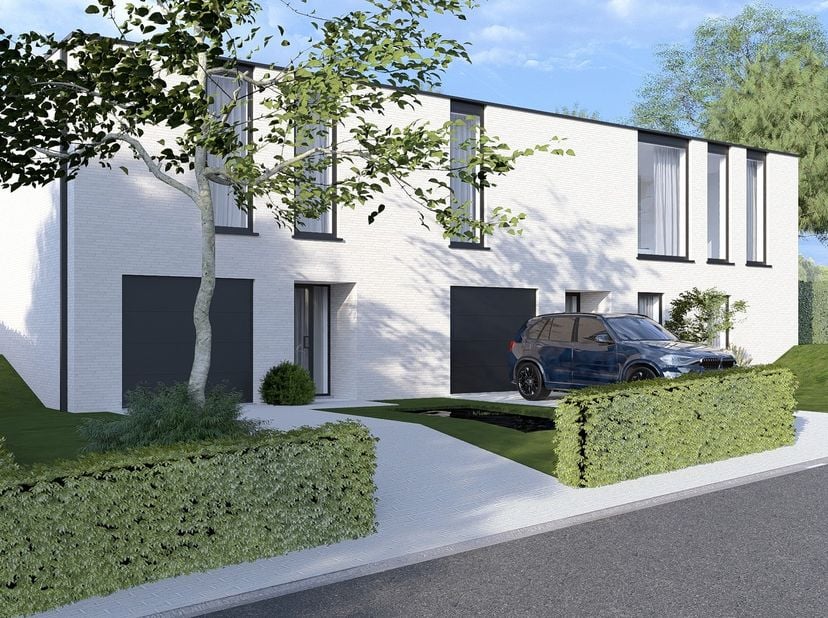 Op een rustige en bijzonder gunstige ligging tussen Vinkenhof en Gorisberg, op korte afstand van het centrum van Houthalen, realiseren we twee archite